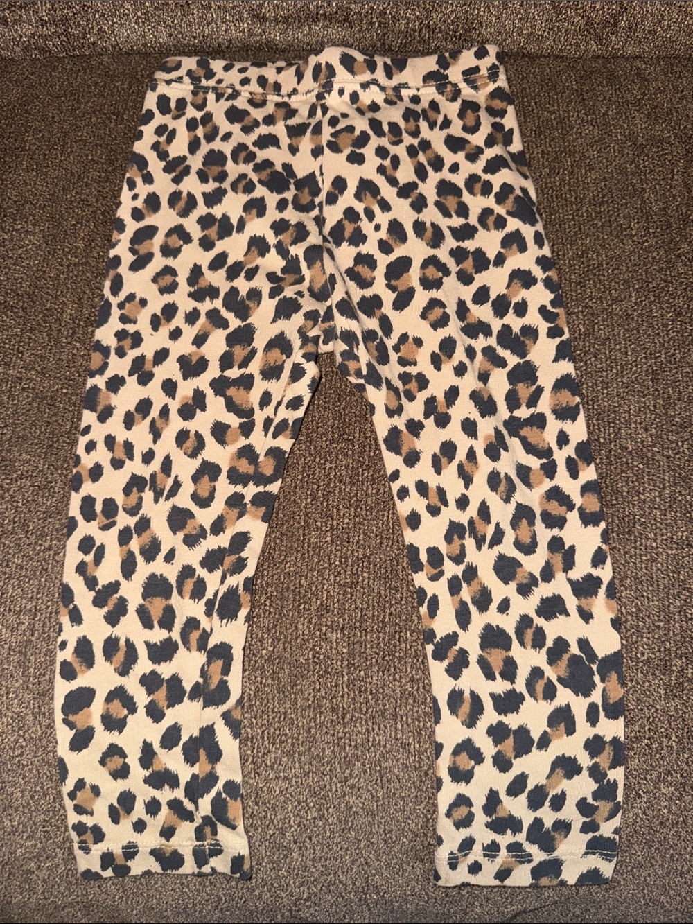 Old Navy Girls' Leopard Print Leggings in Tan and Black